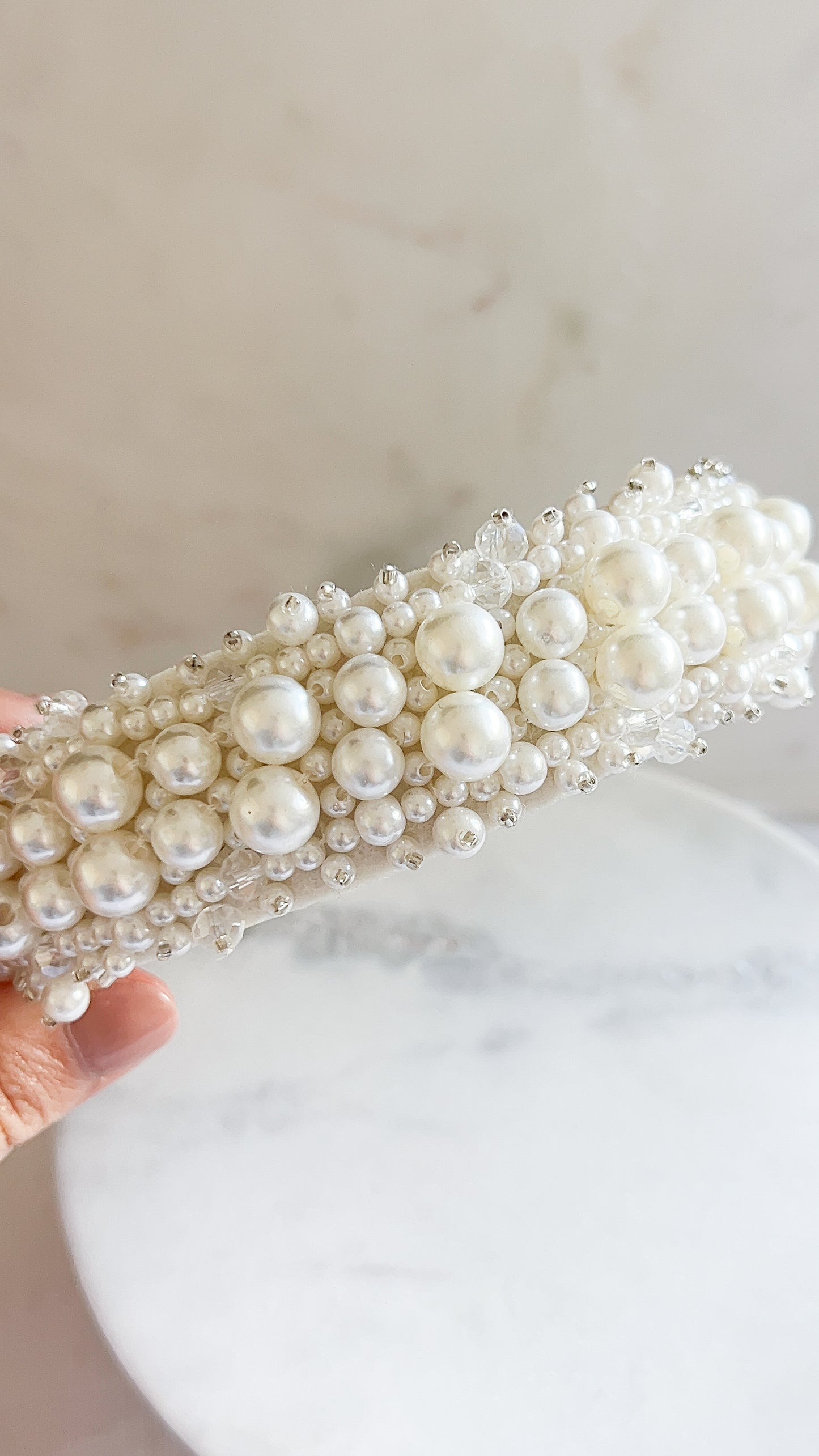 Genevieve Pearl Headband