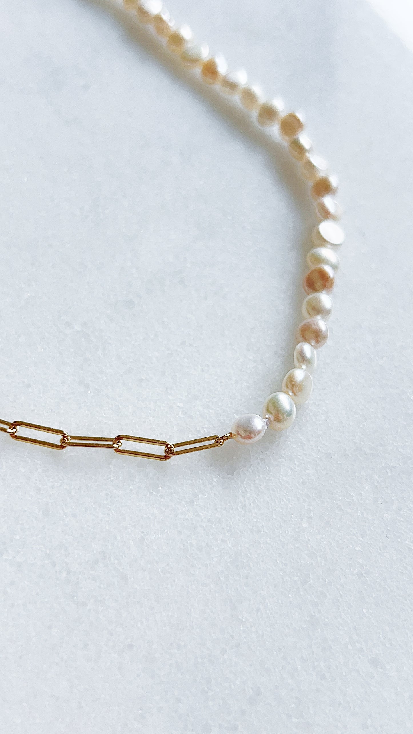 Maui Link Pearl Necklace