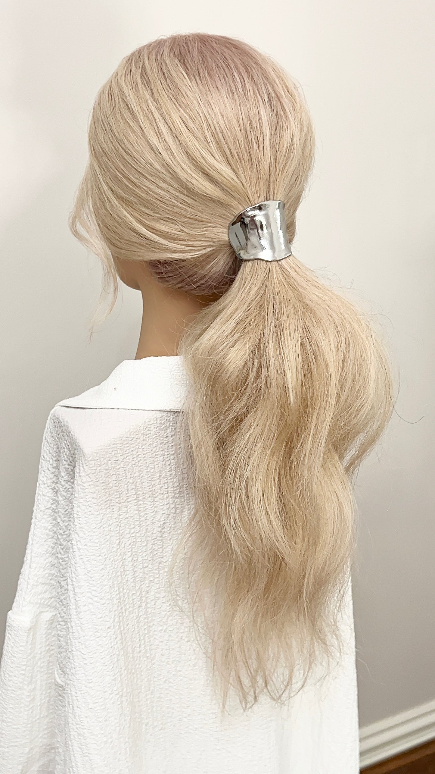 Ponytail Cuff - Silver