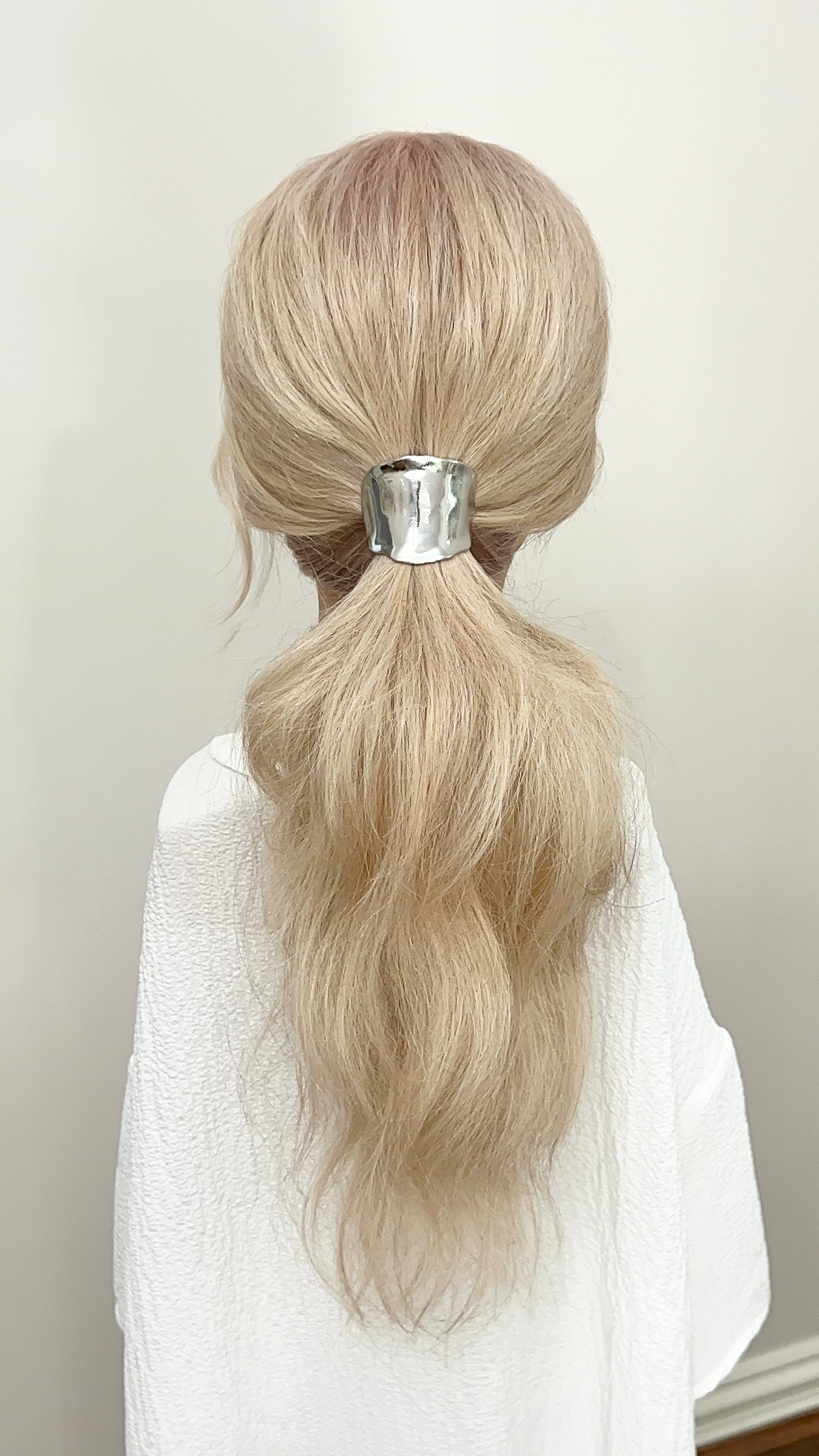 Ponytail Cuff - Silver